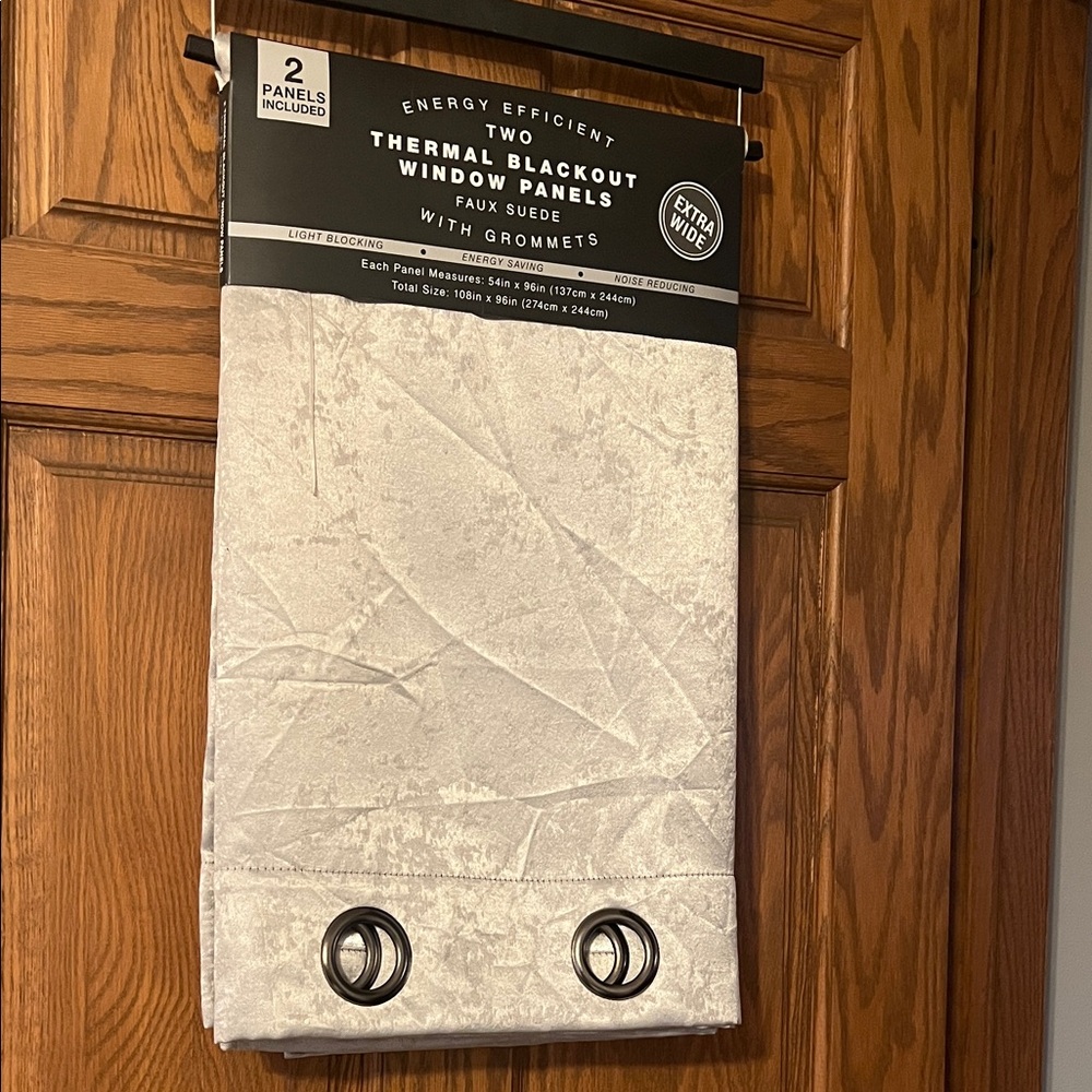 Thermal Blackout Window Panels with Grommets